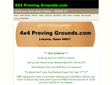 Tablet Screenshot of 4x4provinggrounds.com